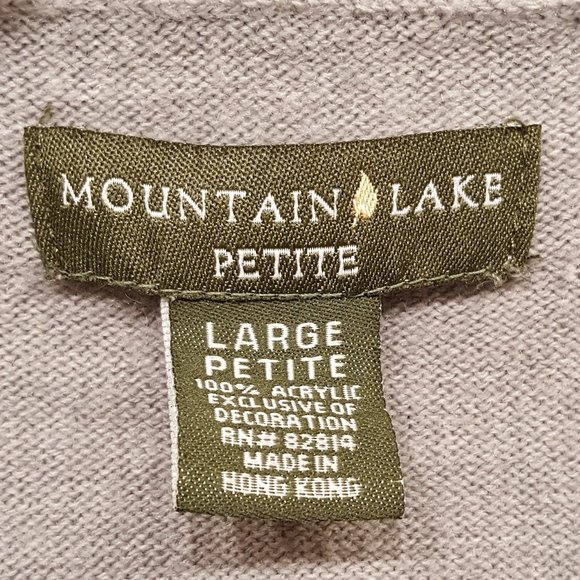 Mountain Lake Petite 1 Piece Sweater Cardigan Size Large - Picture 4 of 7